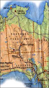 Karte Outback